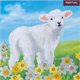 Crystal Art Card Kit Little Lamb 18 x 18 cm