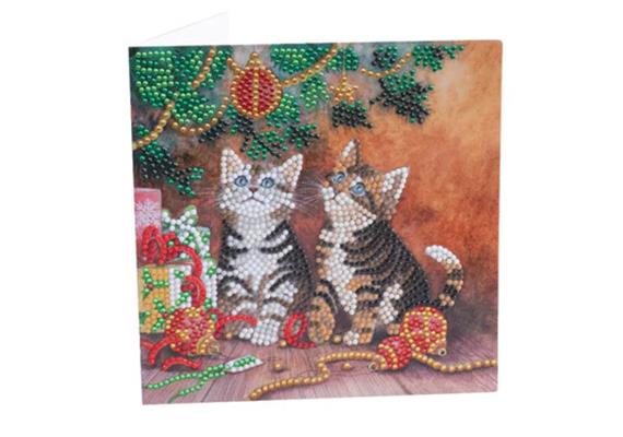 Crystal Art Card Kit Magic of Christmas 18 x 18 cm