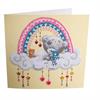 Crystal Art Card Kit New Baby 18 x 18 cm