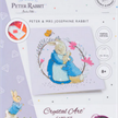 Crystal Art Card Kit Peter Rabbit and Mum 18 x 18 cm | Bild 4