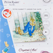 Crystal Art Card Kit Peter Rabbit Under the Fence 18 x 18 cm | Bild 4