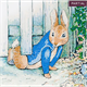 Crystal Art Card Kit Peter Rabbit Under the Fence 18 x 18 cm