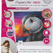Crystal Art Card Kit Puffin Sunset 18 x 18 cm | Bild 5