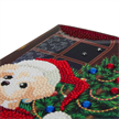 Crystal Art Card Kit "Puppy for Christmas" 18 x 18 cm | Bild 2