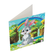Crystal Art Card Kit "Rabbit Wonderland" 18 x 18 cm | Bild 4