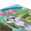 Crystal Art Card Kit "Rabbit Wonderland" 18 x 18 cm | Bild 2