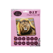 Crystal Art Card Kit "Resting Lion" 18 x 18 cm | Bild 3