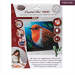 Crystal Art Card Kit Robin 18 x 18 cm | Bild 5