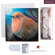 Crystal Art Card Kit Robin 18 x 18 cm | Bild 4