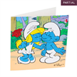 Crystal Art Card Kit "Smurfette Kiss" 18 x 18 cm | Bild 3