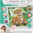 Crystal Art Card Kit Tiger Cub 18 x 18 cm | Bild 5