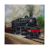 Crystal Art Card Kit "Train/Zug" 18 x 18 cm