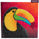 Crystal Art Card Kit Tropical Toucan 18 x 18 cm