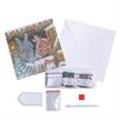 Crystal Art Card Kit Winter Donkeys 18 x 18 cm | Bild 5