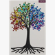Crystal Art Card Rainbow Tree 10 x 15 cm