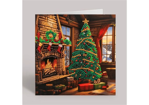 Crystal Art Card Winter Warmth 18 x 18 cm