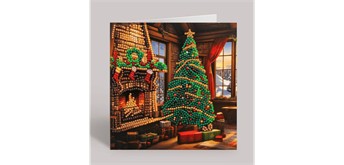 Crystal Art Card Winter Warmth 18 x 18 cm