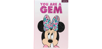 Crystal Art "Classic Minnie" Notizbuch Kit, 26 x 18 cm