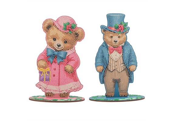 Crystal Art Decoration Victorian Teddy Bears
