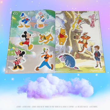 Crystal Art - Disney 100 Sticker Album Starter Pack, Crystal Art 100 Jahre  Disney 