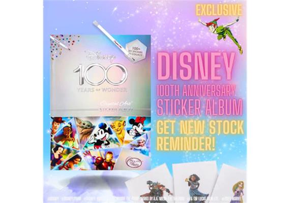 Crystal Art - Disney 100 Sticker Album Starter Pack