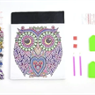 Crystal Art Folding Storage Box 30 x 30 cm - Owl | Bild 2