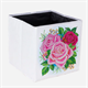 Crystal Art Folding Storage Box 30 x 30 cm - Ravishing Roses