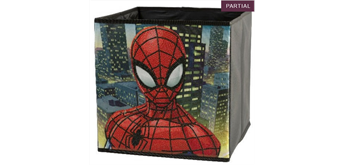 Crystal Art Folding Storage Box 30 x 30 cm - Spiderman