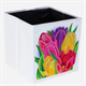 Crystal Art Folding Storage Box 30 x 30 cm - Terrific Tulips