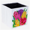 Crystal Art Folding Storage Box 30 x 30 cm - Terrific Tulips