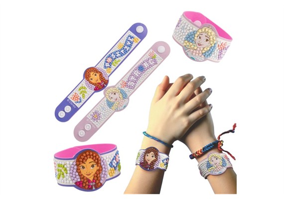 Crystal Art Friendship Bracelet Elsa & Anna