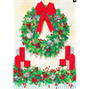 Crystal Art Giant Card Kit "Festive Wreath" 21 x 29 cm