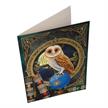 Crystal Art Giant Card Kit "Spell Keeper Owl" 21 x 29 cm | Bild 2