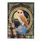 Crystal Art Giant Card Kit "Spell Keeper Owl" 21 x 29 cm