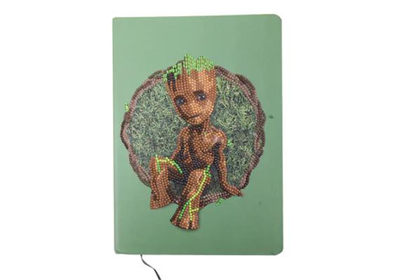 Crystal Art "Groot" Notizbuch Kit 26 x 18 cm