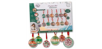 Crystal Art Hanging Decorations Christmas Bauble