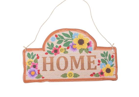 Crystal Art Hanging Home Sign 35 x 20 cm