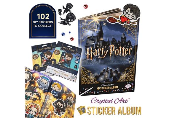 Crystal Art - Harry Potter Crystal Art Sticker Album Starter Pack