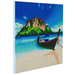 Crystal Art Kit "Beach Boat" 40 x 50 cm, mit Rahmen | Bild 2