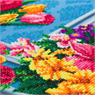 Crystal Art Kit "Beautiful Blooms" 40 x 50 cm, mit Rahmen | Bild 3