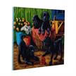 Crystal Art Kit "Black Labrador Pups" 40 x 50 cm | Bild 3