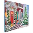 Crystal Art Kit Christmas House 40 x 50 cm, mit Rahmen | Bild 3