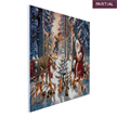 Crystal Art Kit "Christmas in the Forest" 90 x 65 cm mit Rahmen | Bild 3