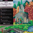Crystal Art Kit "Church by the River" 40 x 50 cm, mit Rahmen | Bild 4