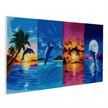 Crystal Art Kit "Day of the Dolphin" Kit, 40 x 90 cm | Bild 3