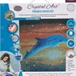 Crystal Art Kit Dolphin Sunrise 30 x 30 cm, mit Rahmen | Bild 5