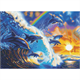 Crystal Art Kit "Dolphin Waves", 90 x 65 cm, mit Rahmen