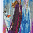 Crystal Art Kit "Elsa, Anna & Olaf" 30 x 30 cm, mit Rahmen | Bild 2