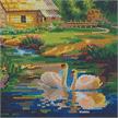 Crystal Art Kit Enchanting Water Mill 30 x 30 cm | Bild 3