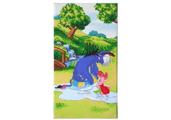 Crystal Art Kit "Eyore and Piglet" Triptych Part 2